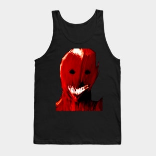 Red face Tank Top